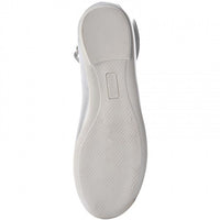Primigi Silver Leather Ballerina Pumps