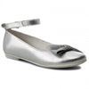 Primigi Silver Leather Ballerina Pumps