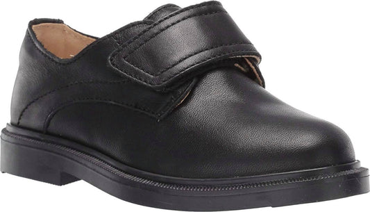 Black Velcro "TOMMY" Boys School Shoes