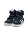 Hummel Stadil Pro Junior Leather and Suede Blue Nights Trainers