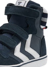 Hummel Stadil Pro Junior Leather and Suede Blue Nights Trainers