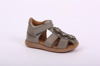 Bisgaard Grey sandal flower T-bar