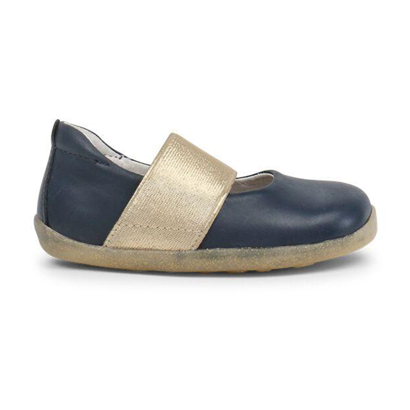 Bobux Demi Navy Ballerina Pumps