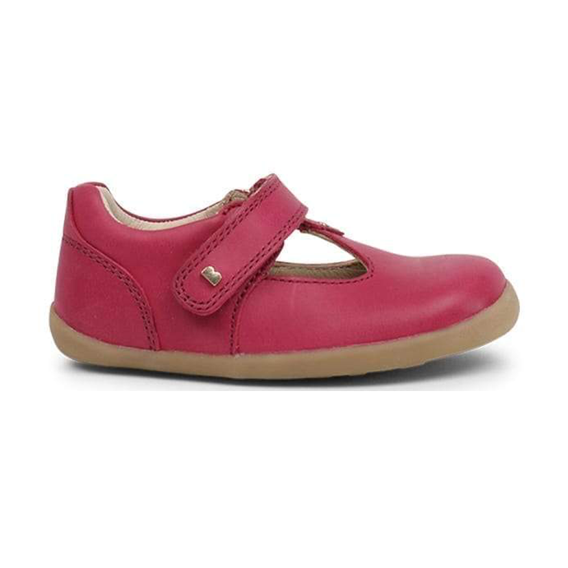 Bobux Dark Pink Louise T-Bar – Marshmallow Kids