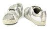 Primigi White and Silver Leather Sneakers