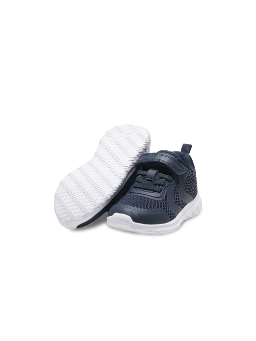 Hummel Actus Ml Infant Breathable Trainers with Mesh and Velcro Closure