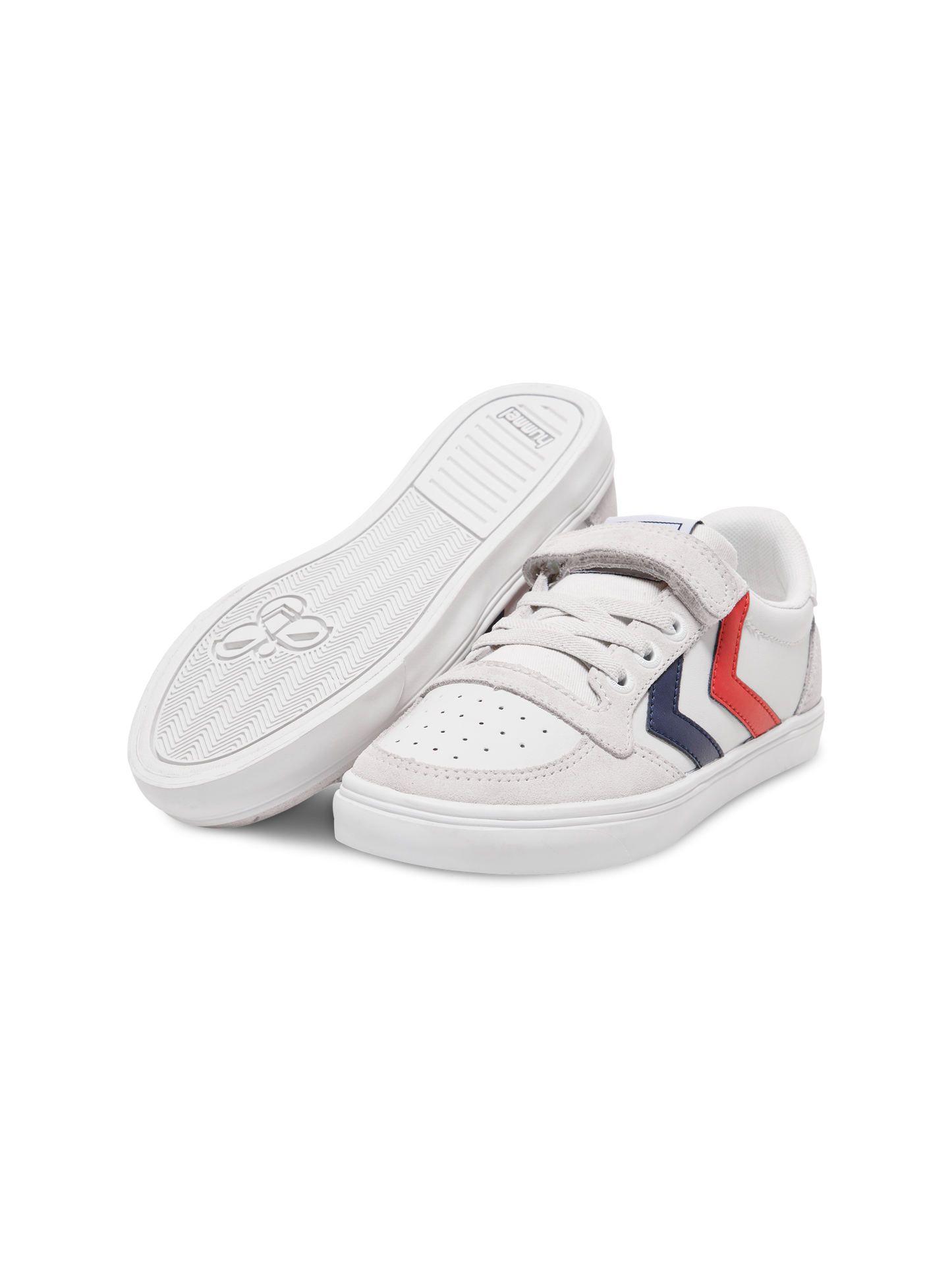 Hummel Slimmer White Stadil Leather low Trainers