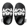 Bobux Black Jolly Roger Baby Crawling Shoes