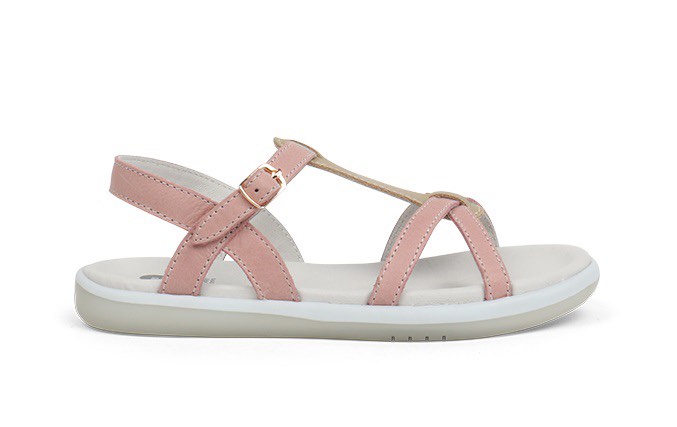 Bobux KP Pixie Pink With Misty Gold Sandal