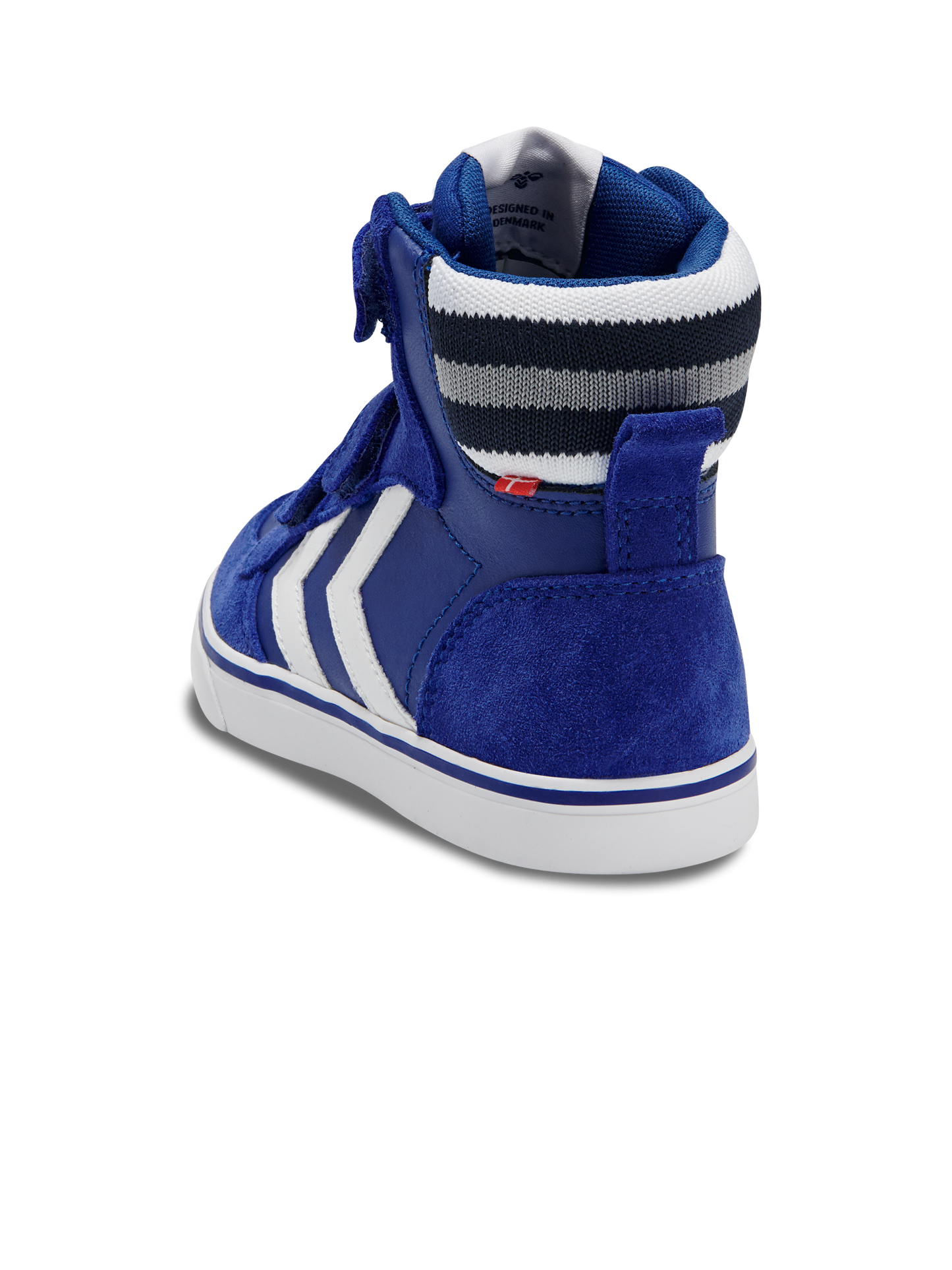 Hummel Stadil Pro Junior Leather and Suede Mazarine Blue Trainers