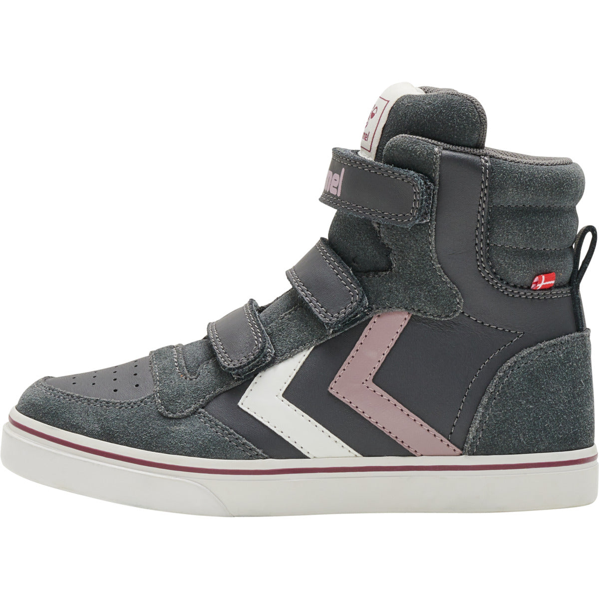 Hummel Stadil Pro Junior High top Leather Trainers