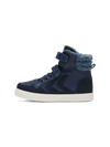 Hummel Stadil Winter Blue Leather Junior High top Trainers