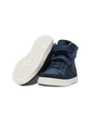 Hummel Stadil Winter Blue Leather Junior High top Trainers