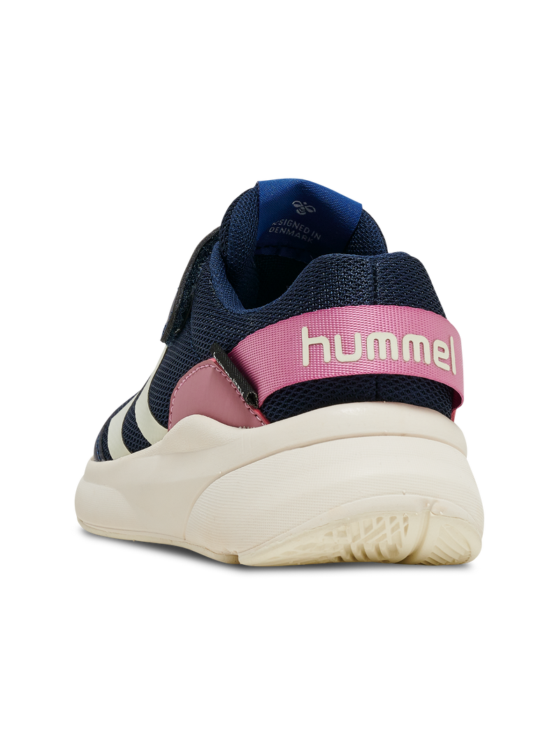 Hummel Black Iris and Pink Reach Water Resistant Trainers