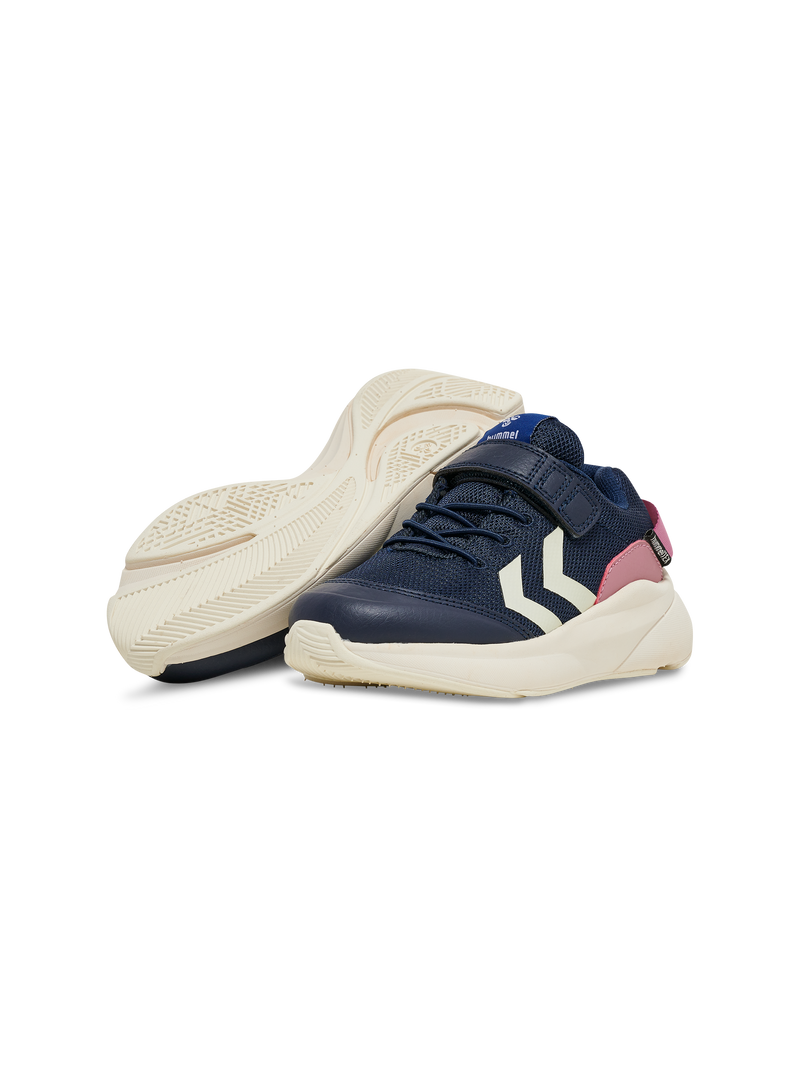 Hummel Black Iris and Pink Reach Water Resistant Trainers