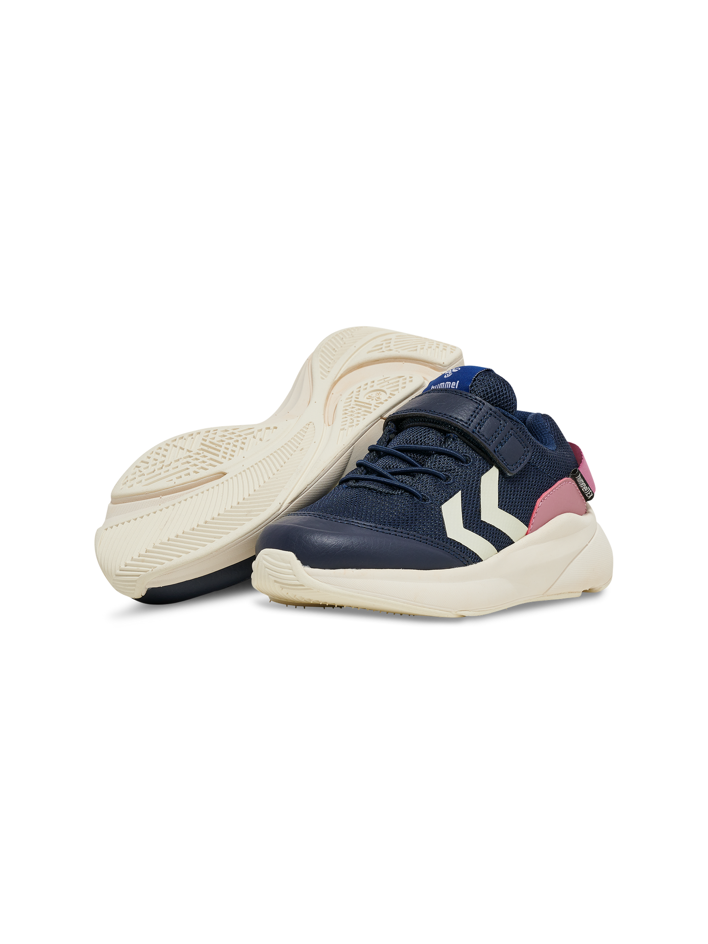 Hummel Black Iris and Pink Reach Water Resistant Trainers