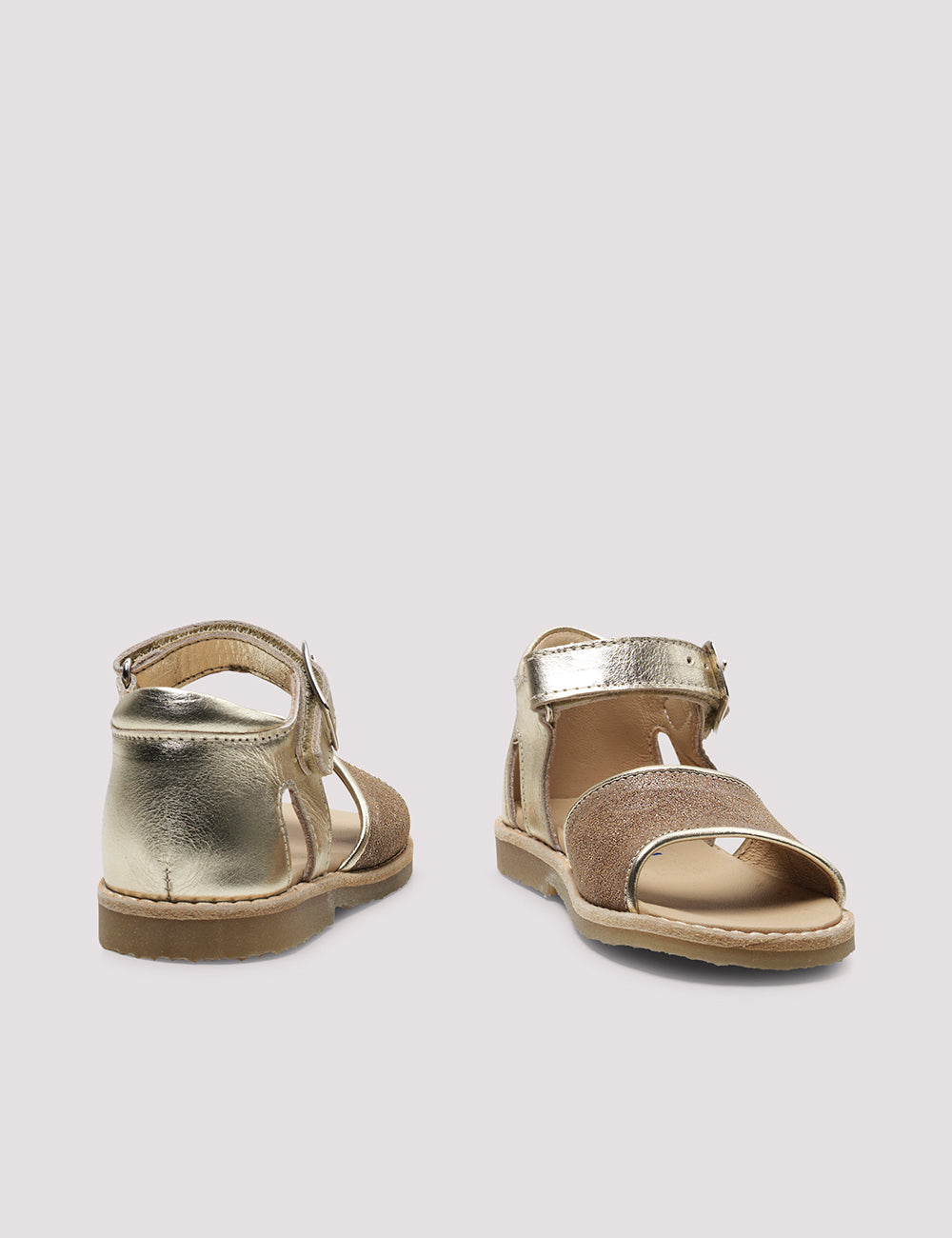 Kid's Aria Rose Gold Sandals – STYLED BY ALX COUTURE