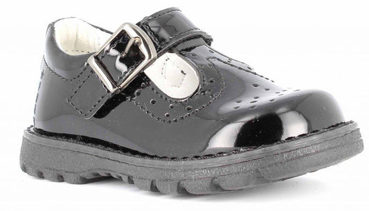 Primigi Black Patent Leather T bar Shoes
