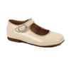 Bisgaard Ivory Piped Edge Mary Jane