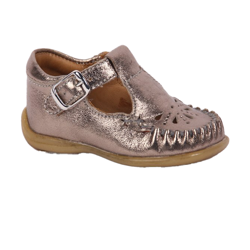 Bisgaard Sienna Leather T-Bar Shoes