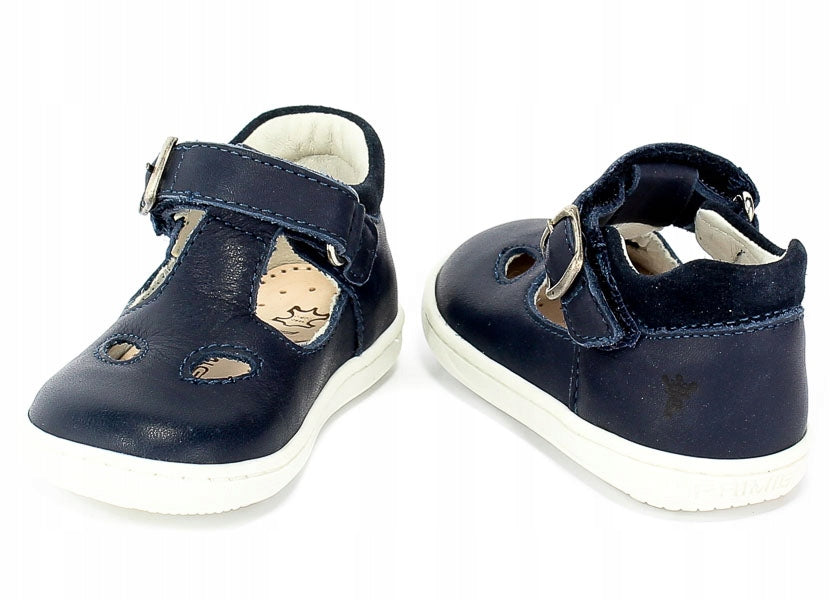 Primigi Navy Leather first walker shoes