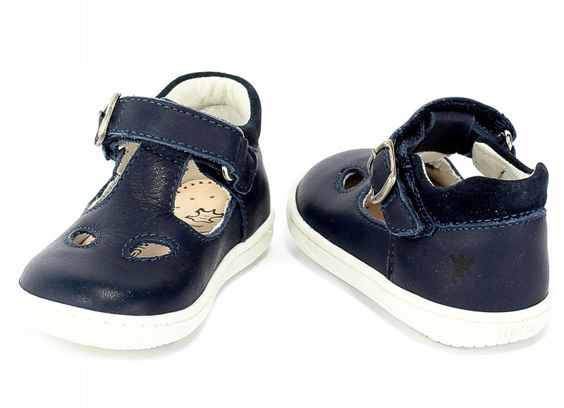 Primigi Navy Leather first walker shoes