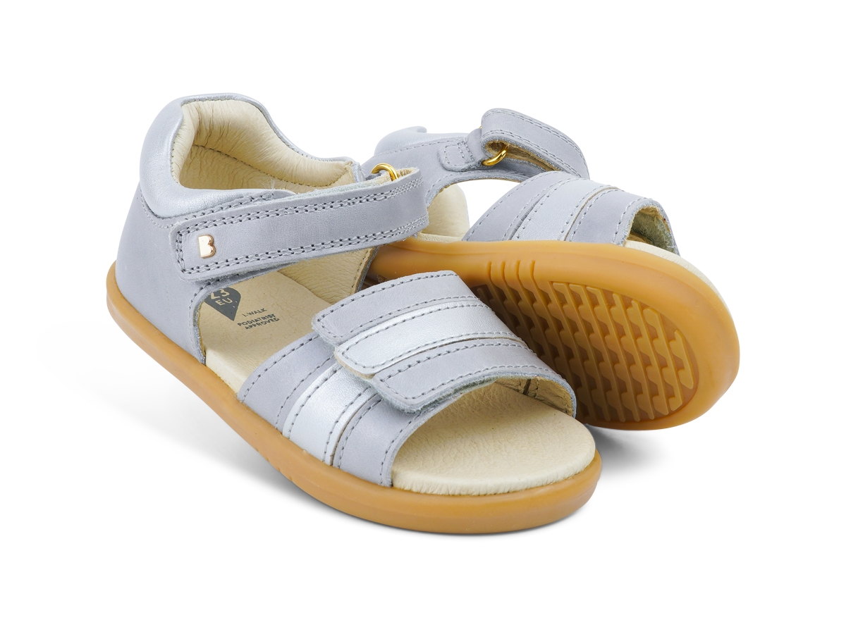 Bobux IW  Silver Pearl Hampton Open Toe Sandal