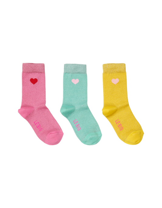 LE BIG Shirley Multicolour sock 3-pack