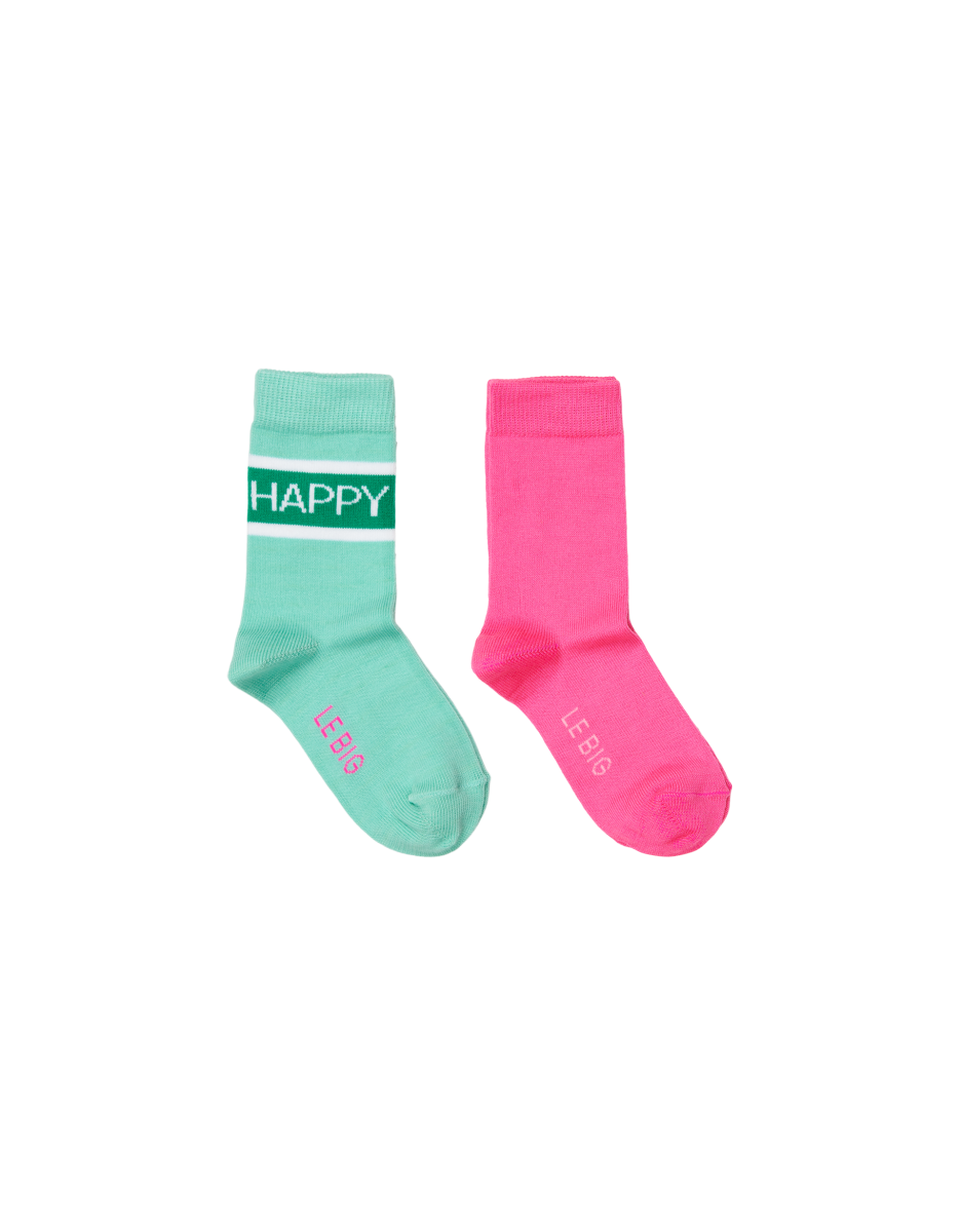 LE BIG Steffie Green Socks 2-pack