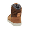 Splash Jr  Hi-Top Camel  Leather Trainers