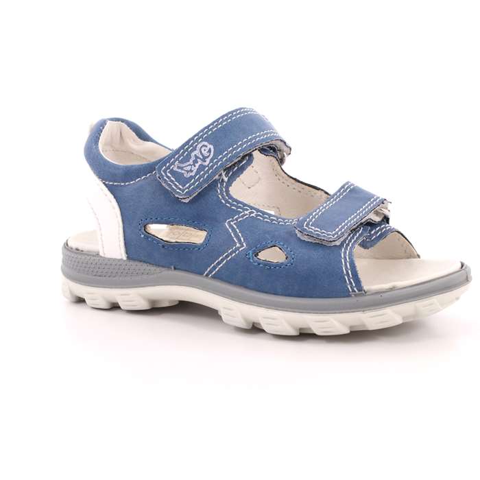 Primigi Blue Leather Open Toe Sandals