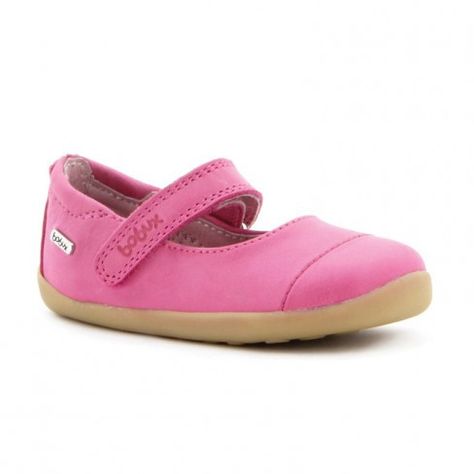 Bobux SU Fuchsia Candy Cream Mary Janes