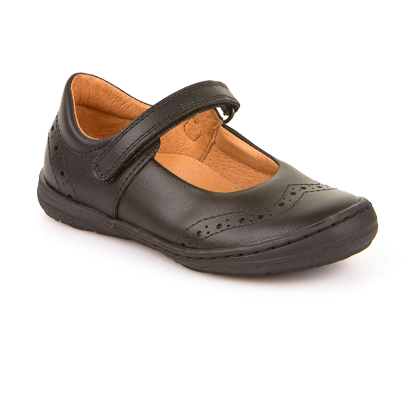 Froddo Black Leather Mary Janes