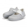 Bobux I Walk Demi Silver Ballerina Pumps