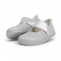 Bobux I Walk Demi Silver Ballerina Pumps