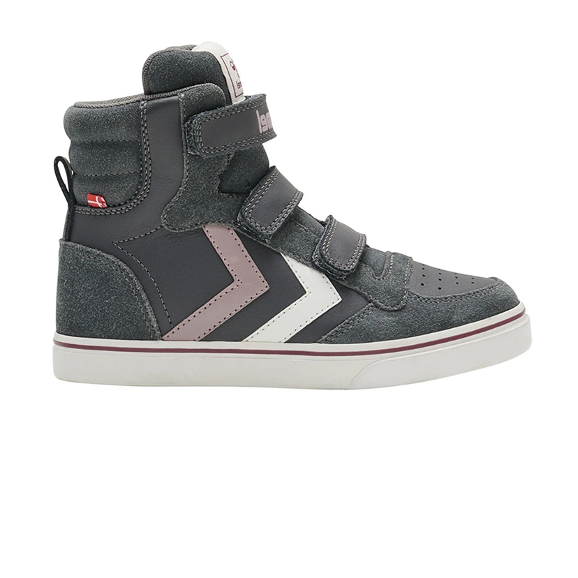 Hummel Stadil Pro Junior High top Leather Trainers