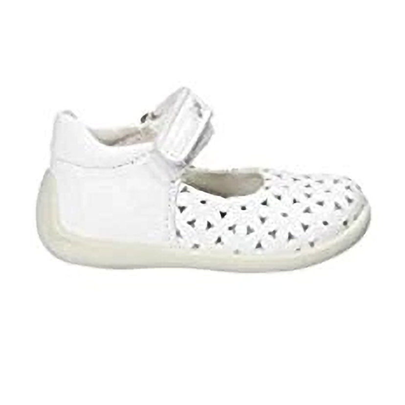 Primigi White Leather Velcro Shoes