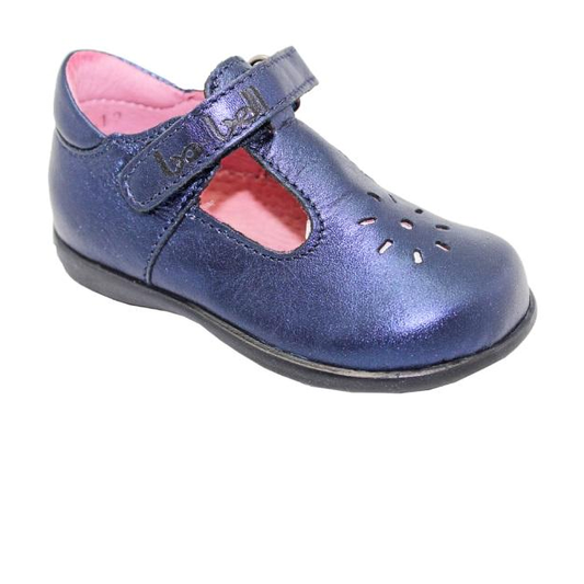 Bo-bell Toto Navy Pearl T-Bar Shoes
