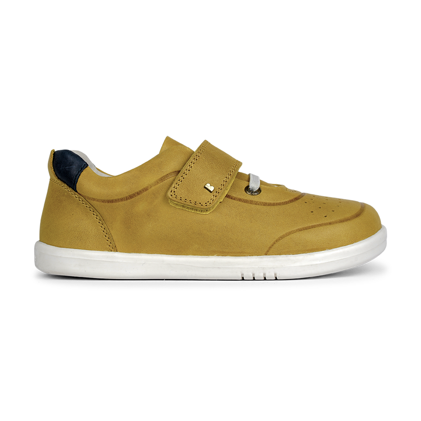 Bobux KP Ryder Chartreuse & Navy Trainers