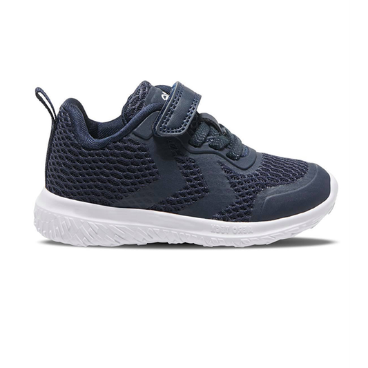 Hummel Actus Ml Infant Breathable Trainers with Mesh and Velcro Closure