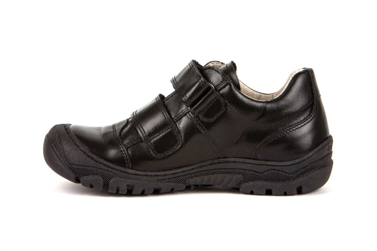 Froddo Leo Black Leather School Shoes