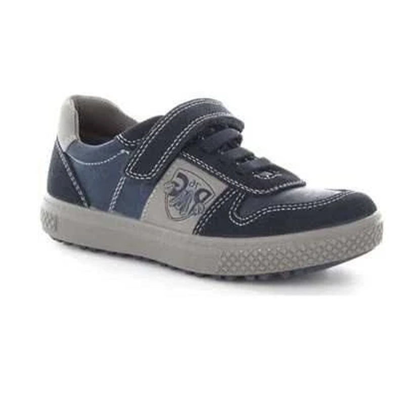 Primigi Navy and grey Leather Sneakers
