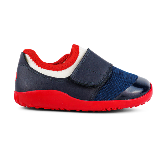 Bobux IW Dimension II  Navy & Red Trainers