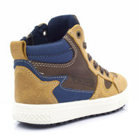 Primigi Brown / Beige Suede High Trainers