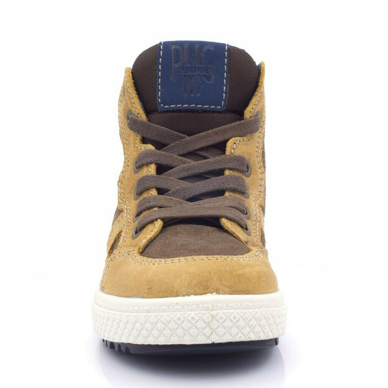 Primigi Brown / Beige Suede High Trainers