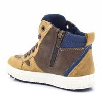 Primigi Brown / Beige Suede High Trainers