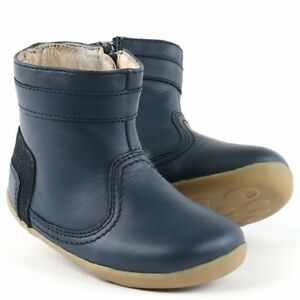 Bobux SU Navy Bolt Boots with Wool Lining