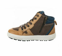 Primigi Brown / Beige Suede High Trainers